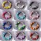 Aipridy Assortment European Large Hole Beads Spacer Beads Rhinestone Craft Beads for DIY Charms Bracelet Jewelry Making (Rainbow)